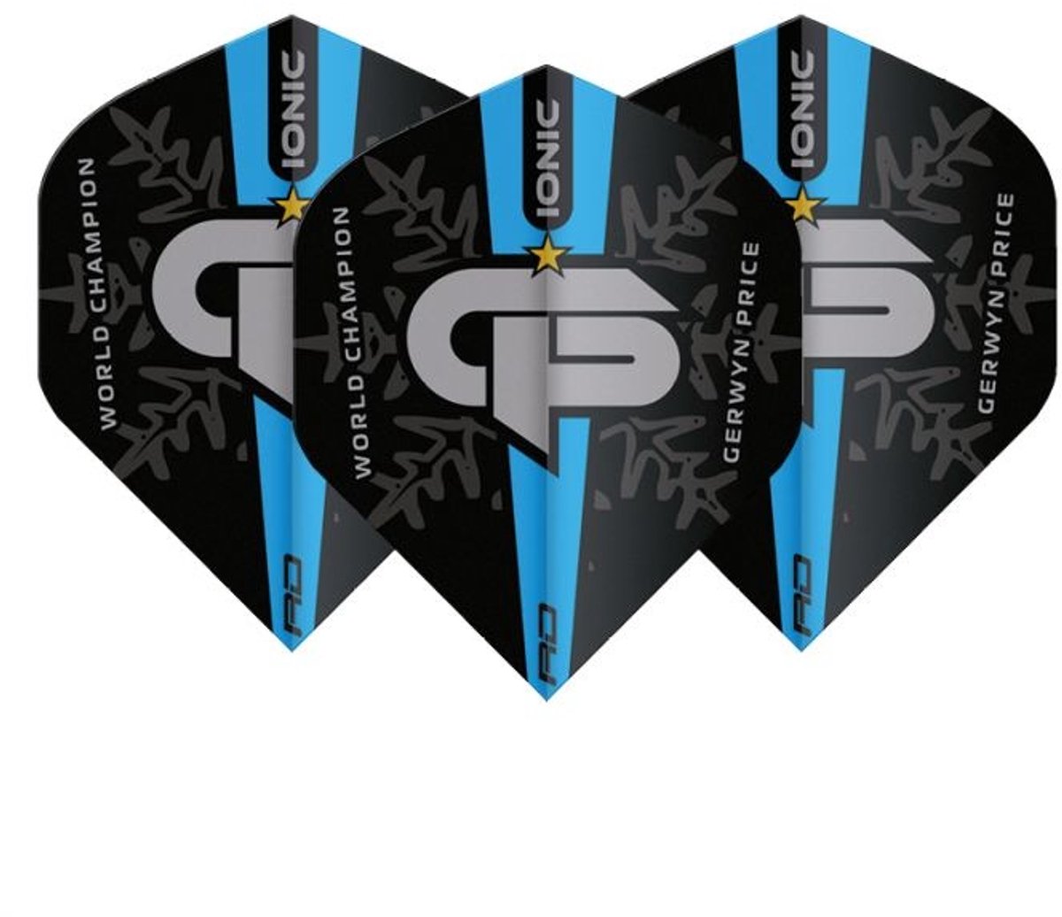 Red Dragon Gerwyn Price WC2021 Blue Logo Edition - Dart Flights