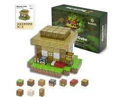Magnetisch bouwspeelgoed - 122 stuks - Minecraft - montessori - educatief - blokken - Blokhut