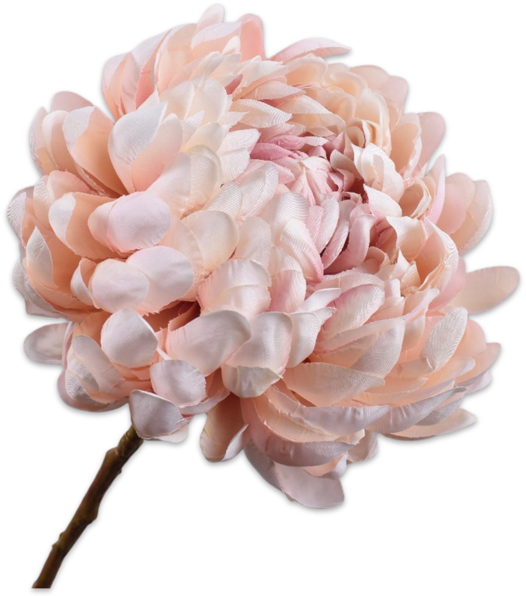 Silk-ka Kunstbloem Chrysant Tak Roze 64 cm