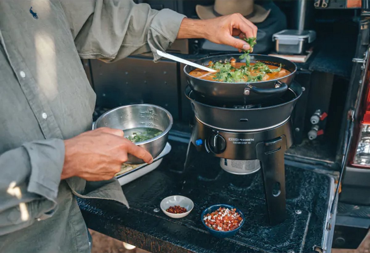 Cadac Safari Chef 30 HP Deluxe - Compacte 4-in-1 outdoor gasbarbecue