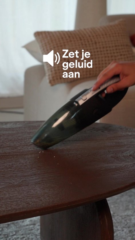 Vivid Green Draadloze Handstofzuiger, Kruimeldief met HEPA