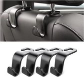 Auto organizer - autostoel organizer - hoofdsteun haken - haakjes - hanger - kleerhanger - handtassen - boodschappen - kleding - 4 stuks - Auto Accessoires