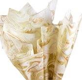 Vloeipapier Marmer Goud – 36×50 cm – 40 vel – Tissuepapier