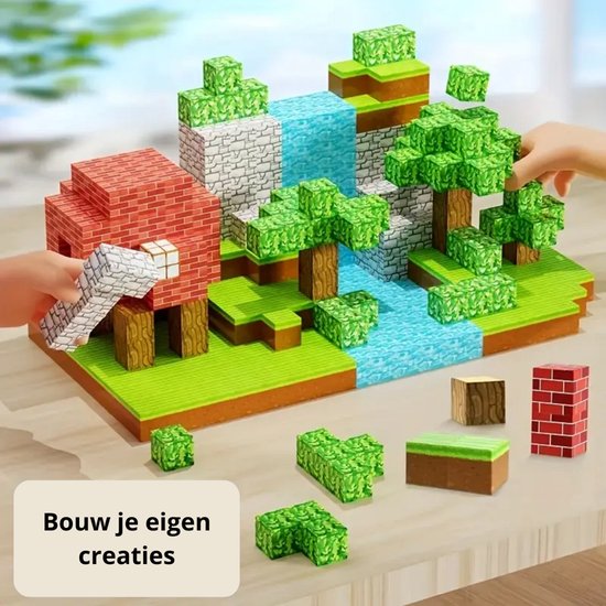 Trust Gearz® - Magnetische Speelgoed - 153 stuks - Magnetische Bouwstenen - Speelgoed Kinderen - Wereld van Bouwstenen - Bouwpakket - Magnetische bouwblokken