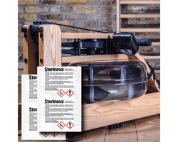 WaterRoeier Sterinova Puritabs Maxi Tabletten - 12 x Puritabs Extra Sterk! + LevinQ® Handschoenen - Geschikt voor alle merken Fitness Waterroeiers met watertank