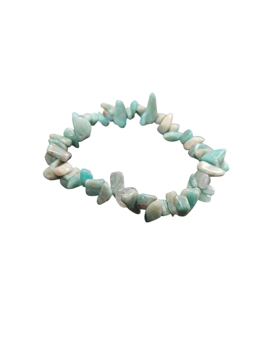 Amazoniet split Armband Elastisch