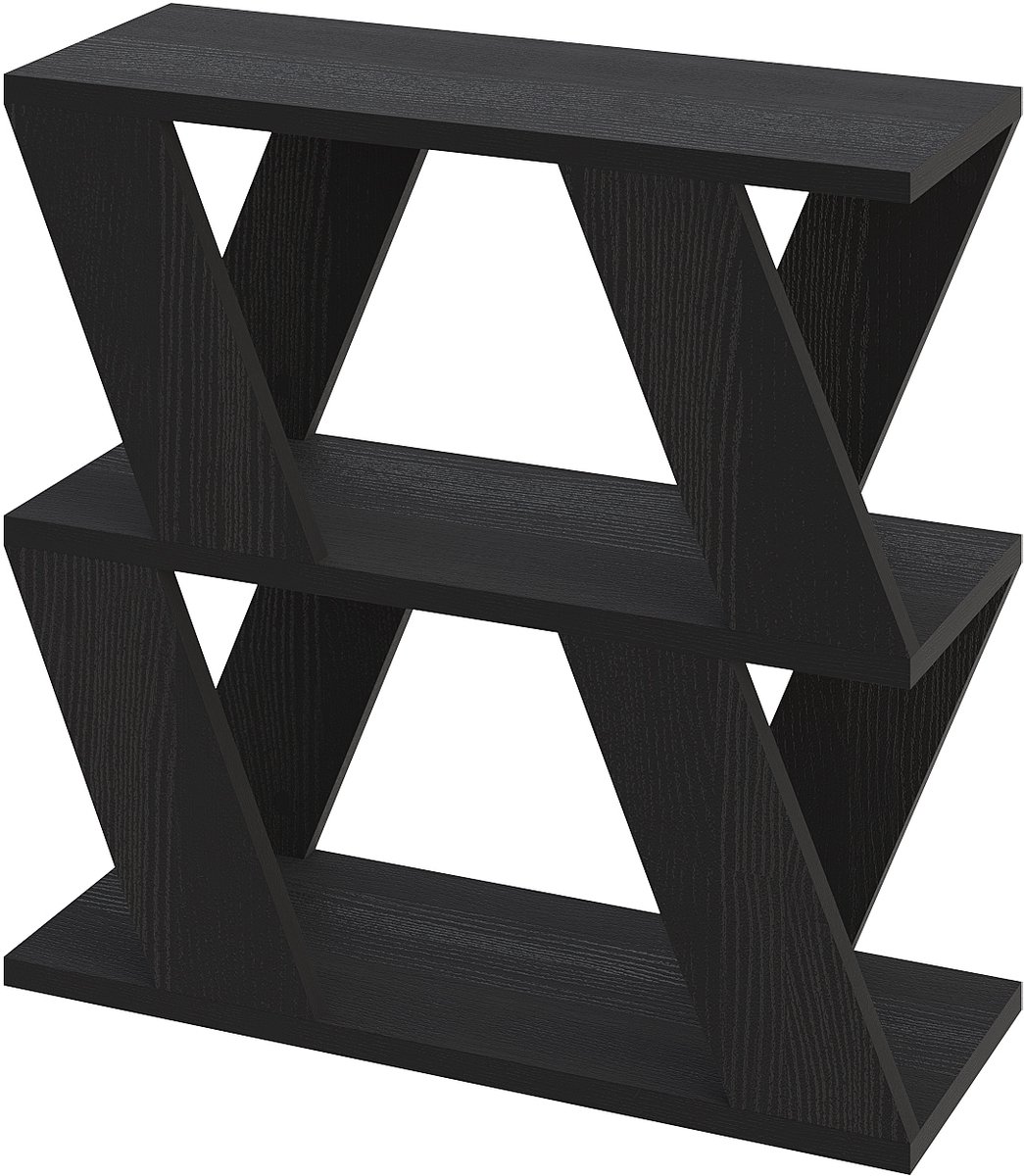 Hocus Picus Bijzettafel - Zwart Hout - 21x56 cm