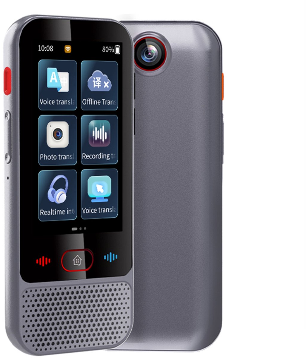 M30 Slimme Vertaalcomputer – 139 Talen Vertaler met Spraak & Foto, Offline Modus, 3.1" IPS Touchscreen, WiFi/Bluetooth, Zakformaat Reisscanner -Vertaal Apparaat - Draagbare Vertaler