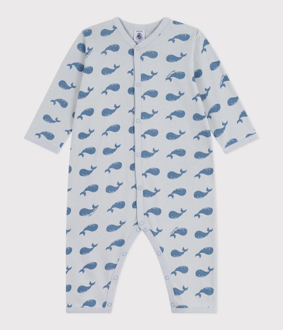 Pyjama bébé en coton Petit Bateau sans pieds avec imprimé