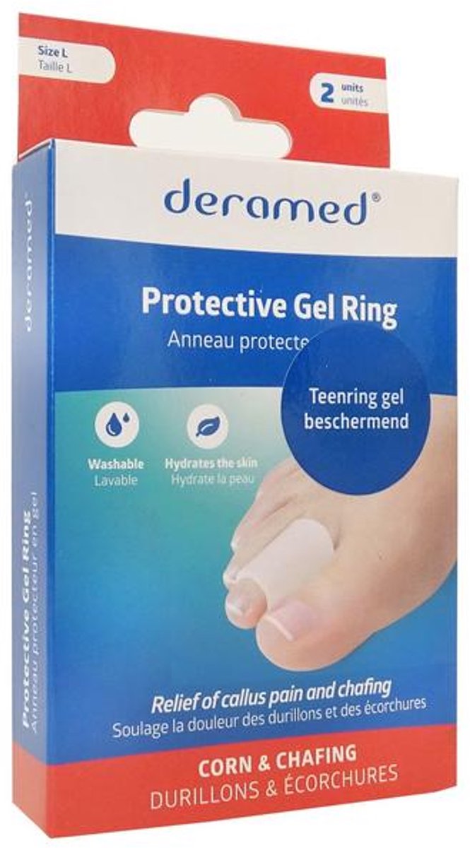Deramed Teenring gel beschermend maat S 2 Stuks