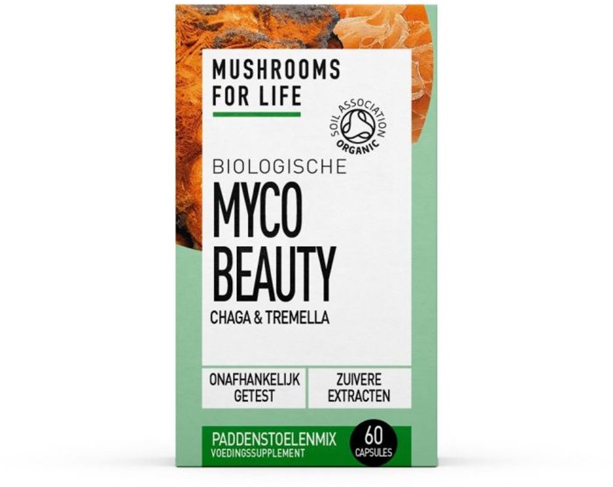 Goedkoopste Mushrooms for Life Myco beauty bio 60 Capsules
