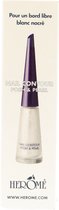 Herome Nail Contour Nagellak Posh & Pearl - Verstevigende Nagellak voor chique parelmoerkleurige Nagelranden - Laat het Nagelbed Langer lijken - 10ml.