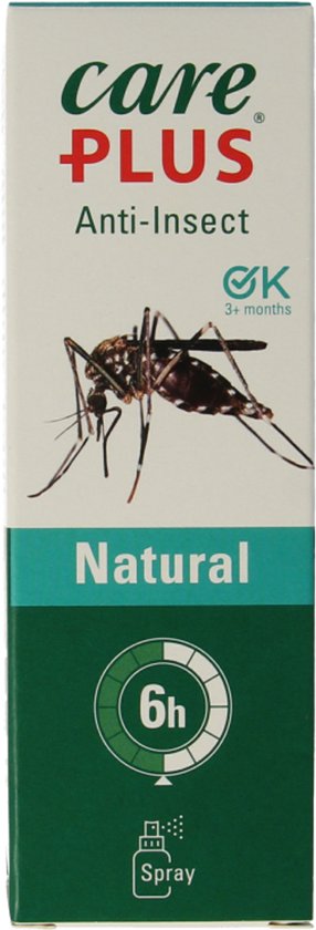 Care Plus Anti-Insect Natural Spray, 60 ML - muggenspray - natuurlijk