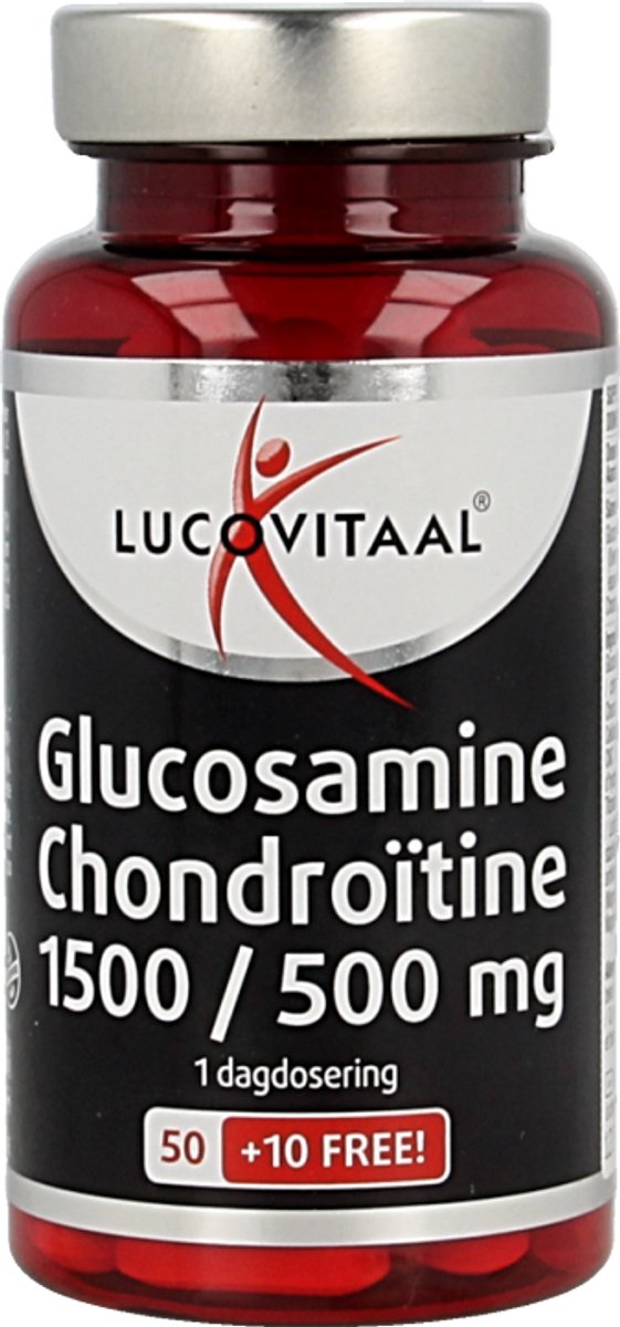 Bol.com Lucovitaal Glucosamine Chondroïtine 1500/500mg Tabletten 60ST aanbieding