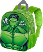 Karactermania - Marvel - Avengers - Hulk Rage - 3D Elite - Petit sac à dos pour tout-petit - Sac à dos préscolaire - Sac à dos - Vert