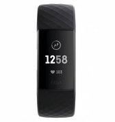 Bracelet en silicone Zwart pour Fitbit Charge 3 et 4 - Bracelet de montre connectée - Bracelet sport - Zwart - S/M - Bracelet de montre - Hors Fitbit - Bracelet - CHPN