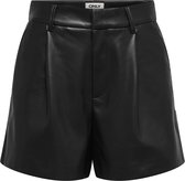 ONLY - ONLSMOOTH HW FAUX LEA SHORTS CC PNT Dames Korte broek