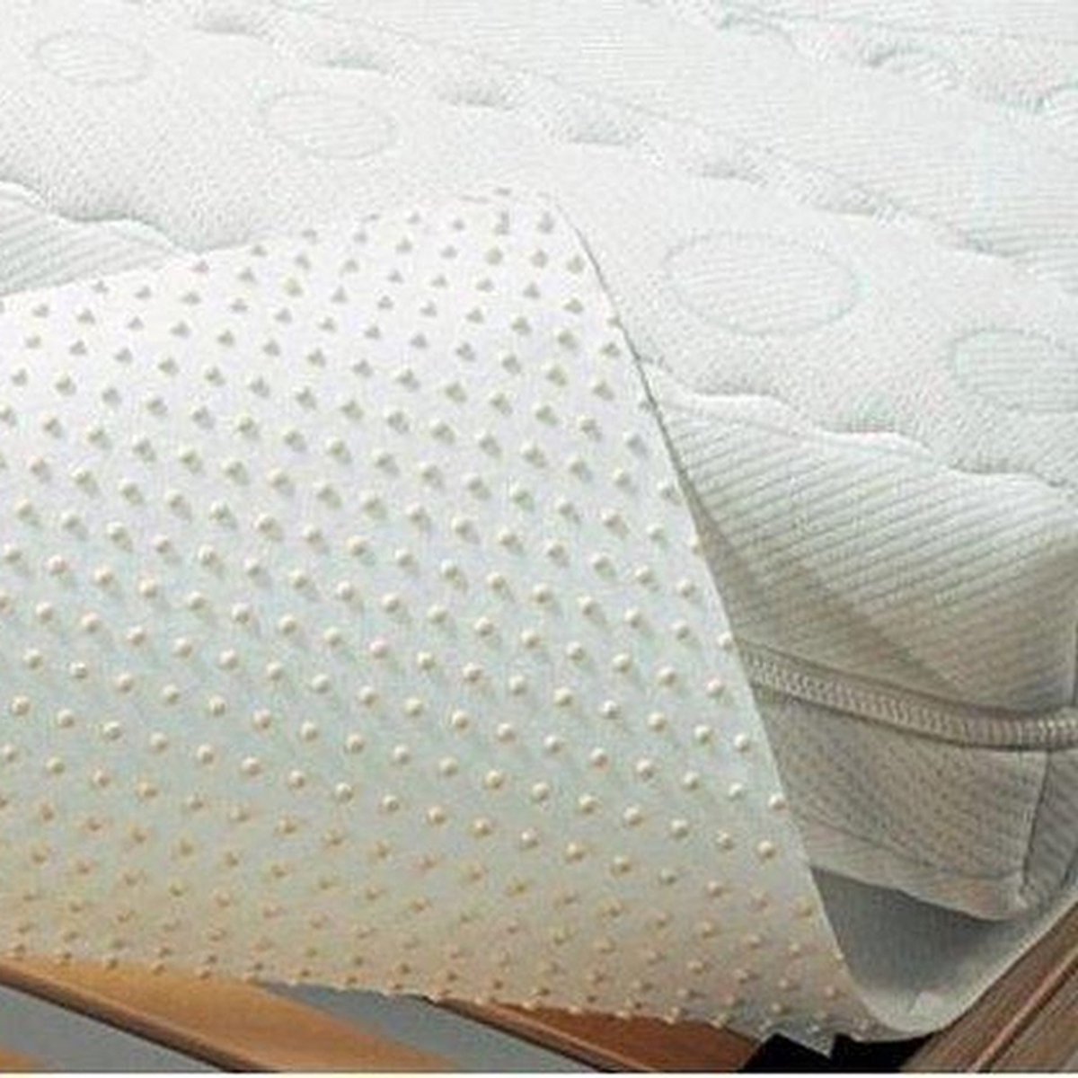 Zavelo Ondermatrasbeschermer Noppen (antislip)-Lits-jumeaux (160x200 cm)