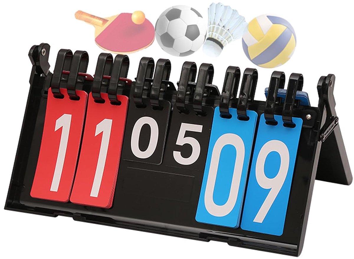 Digitaal Scorebord - Sportaccessoire - 1 stuk - PVC en ABS - 38 x 20 cm