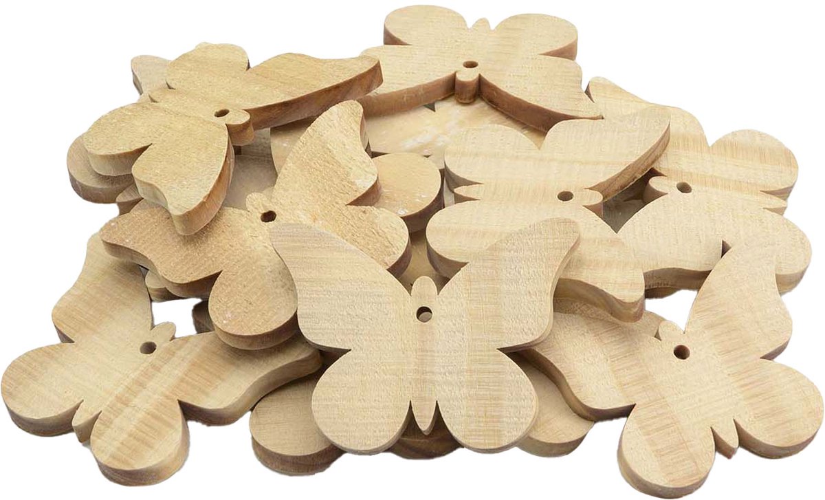 Grote Houten Vlinders, 20st.