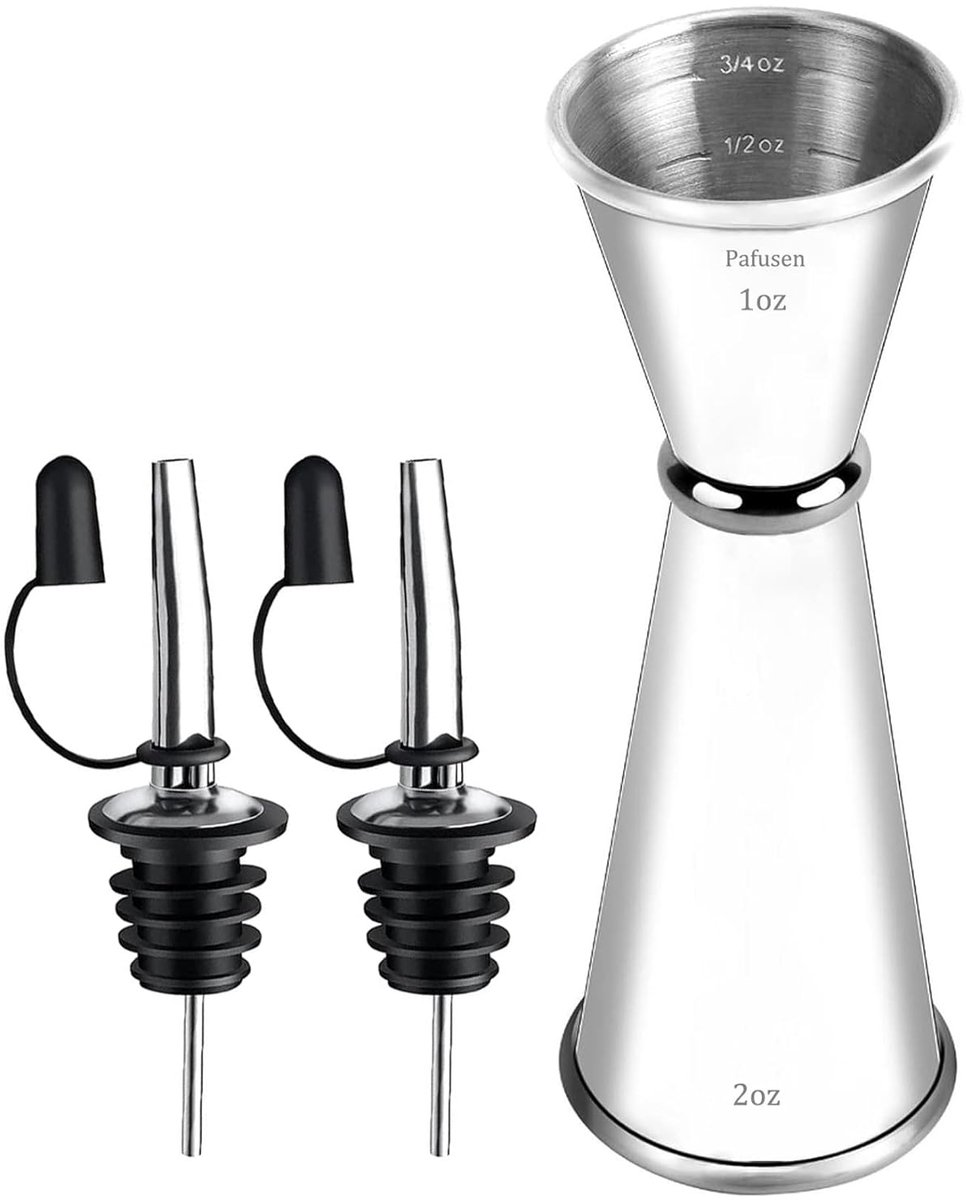 Professionele Cocktail Jigger - 2 oz 1 oz - Roestvrij Staal