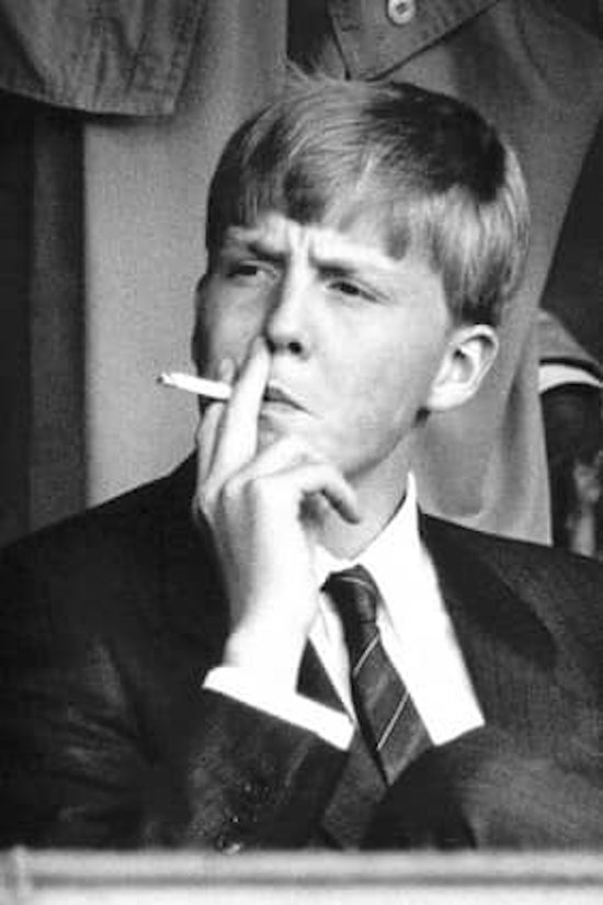 Willem Alexander Poster - The Goat - Zwart Wit - Prins Pils - Koning van Oranje - Koning - Koninklijk - Sigaret - Vintage - Historisch - posters - formaat 30x40cm - Wanddecoratie - XS3721