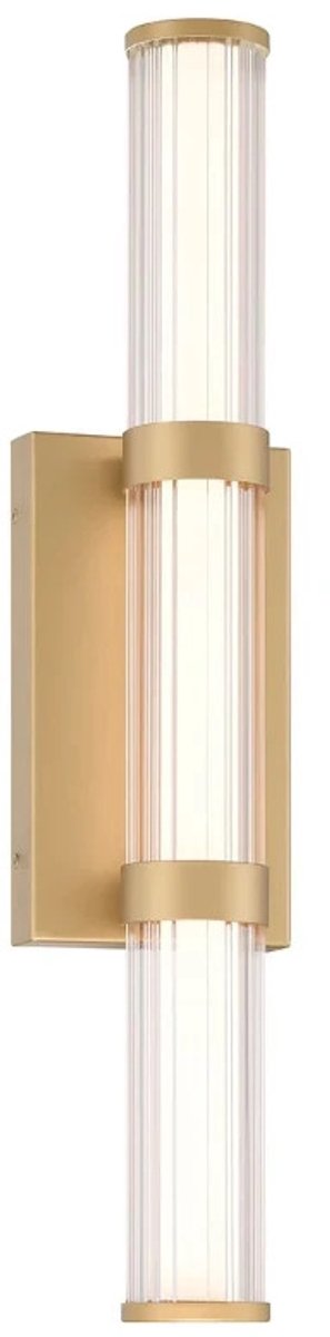 Eurofase LED Wand Buitenlamp Fayton | 21.6W 3000K 830 | Brushed Gold