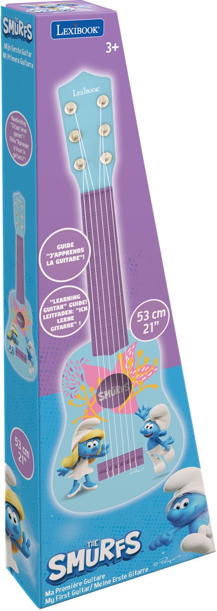 Mijn Eerste Gitaar Smurfs – 21"/53 cm