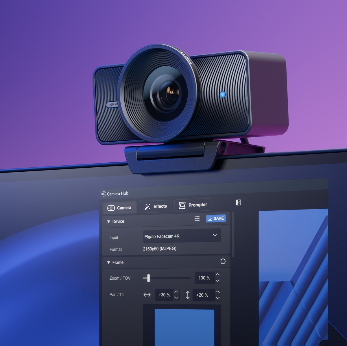 Elgato Facecam 4K webcam USB-C Zwart thumbnail 6