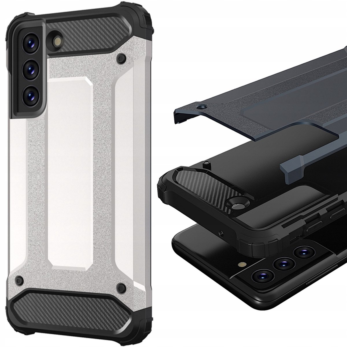 Hurtel Hybrid Armor Hoesje Voor Samsung Galaxy S21 Fe Geavanceerde Bescherming