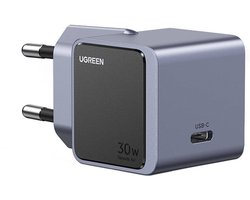 UGREEN Nexode Air 30W PD USB-C Snellader GaN Adapter Grijs