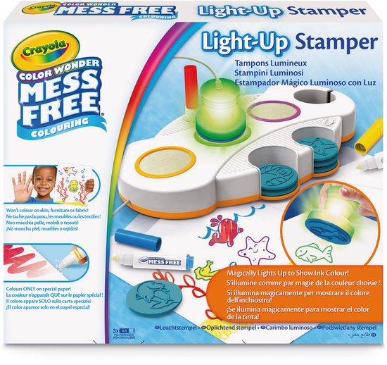 Crayola Color Wonder - Lichtgevende Vlekvrije Stempels - vanaf 3 jaar