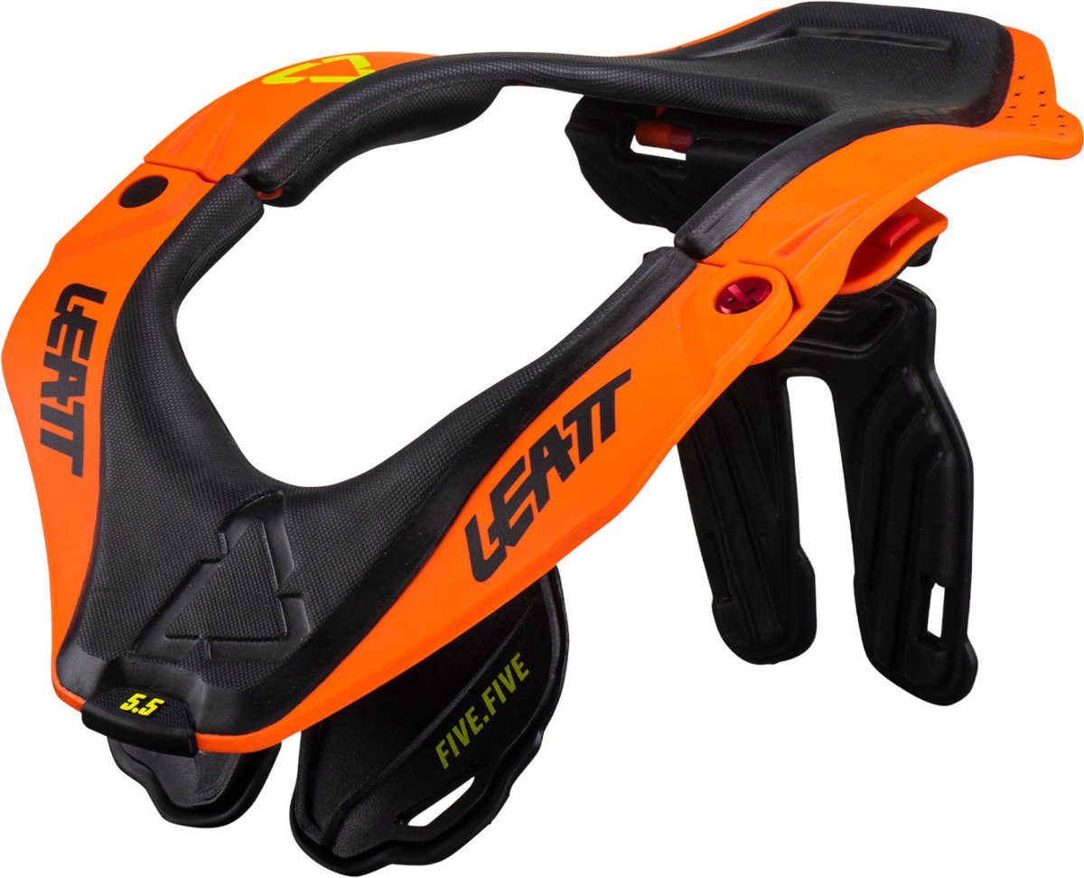 Leatt 5.5 V24 Oranje Zwarte Nekbrace - Nekbrace