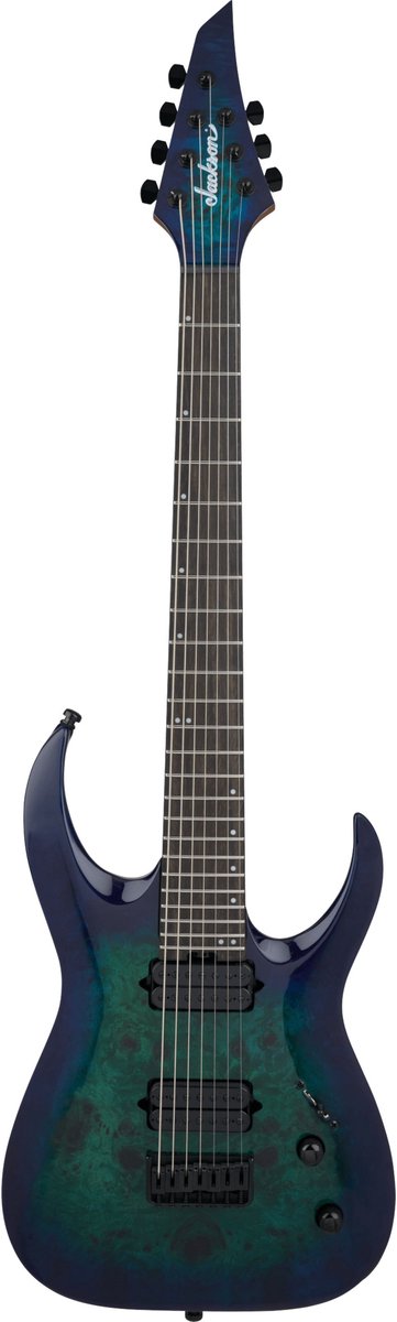Jackson Pro Plus Series Signature Misha Mansoor Juggernaut HT7 Chlorine Burst - Elektrische gitaar