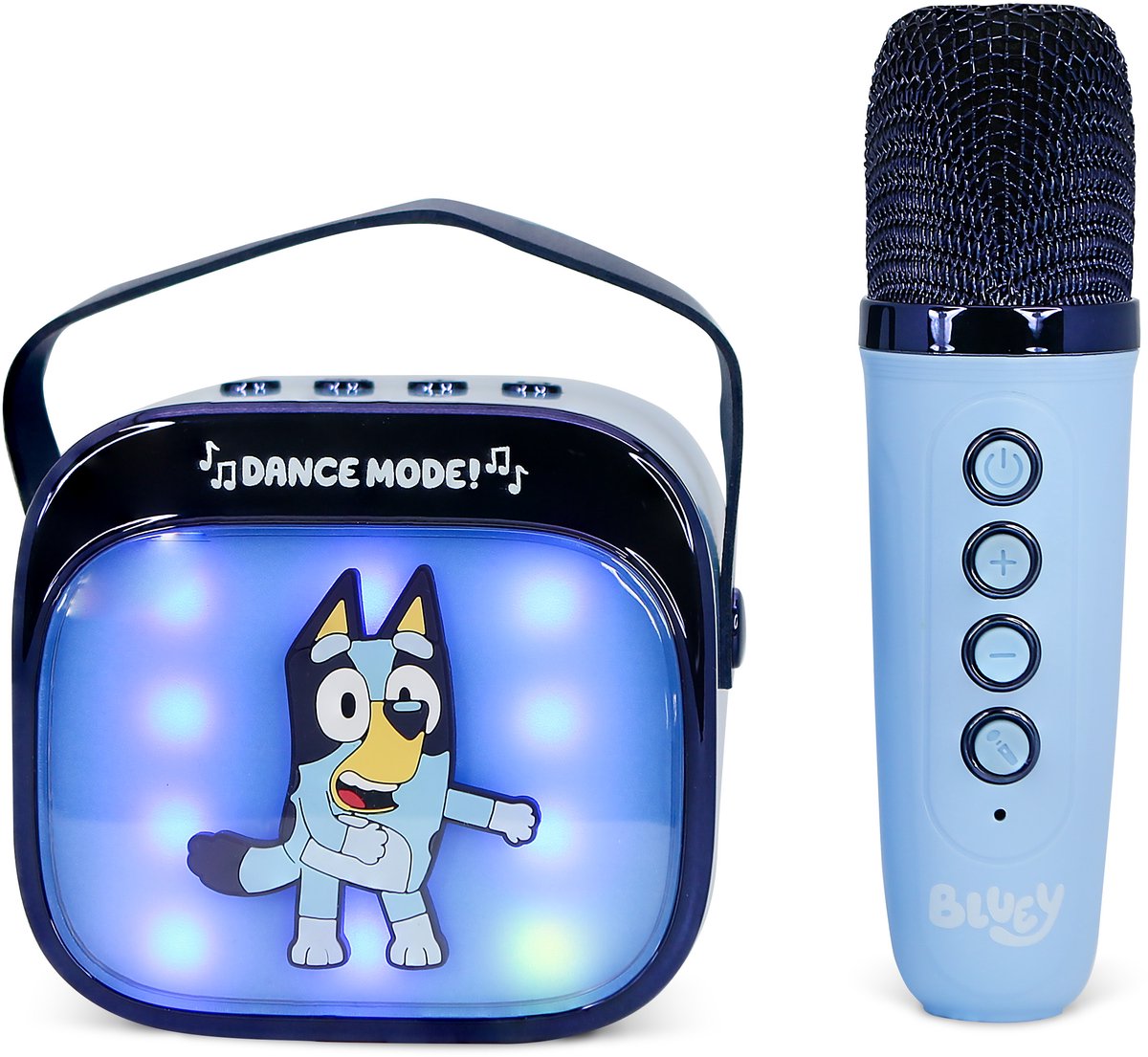 Bluey - karaoke set voor kinderen - draadloze microfoon en speaker - met lichteffecten en stemeffecten — afbeelding 5