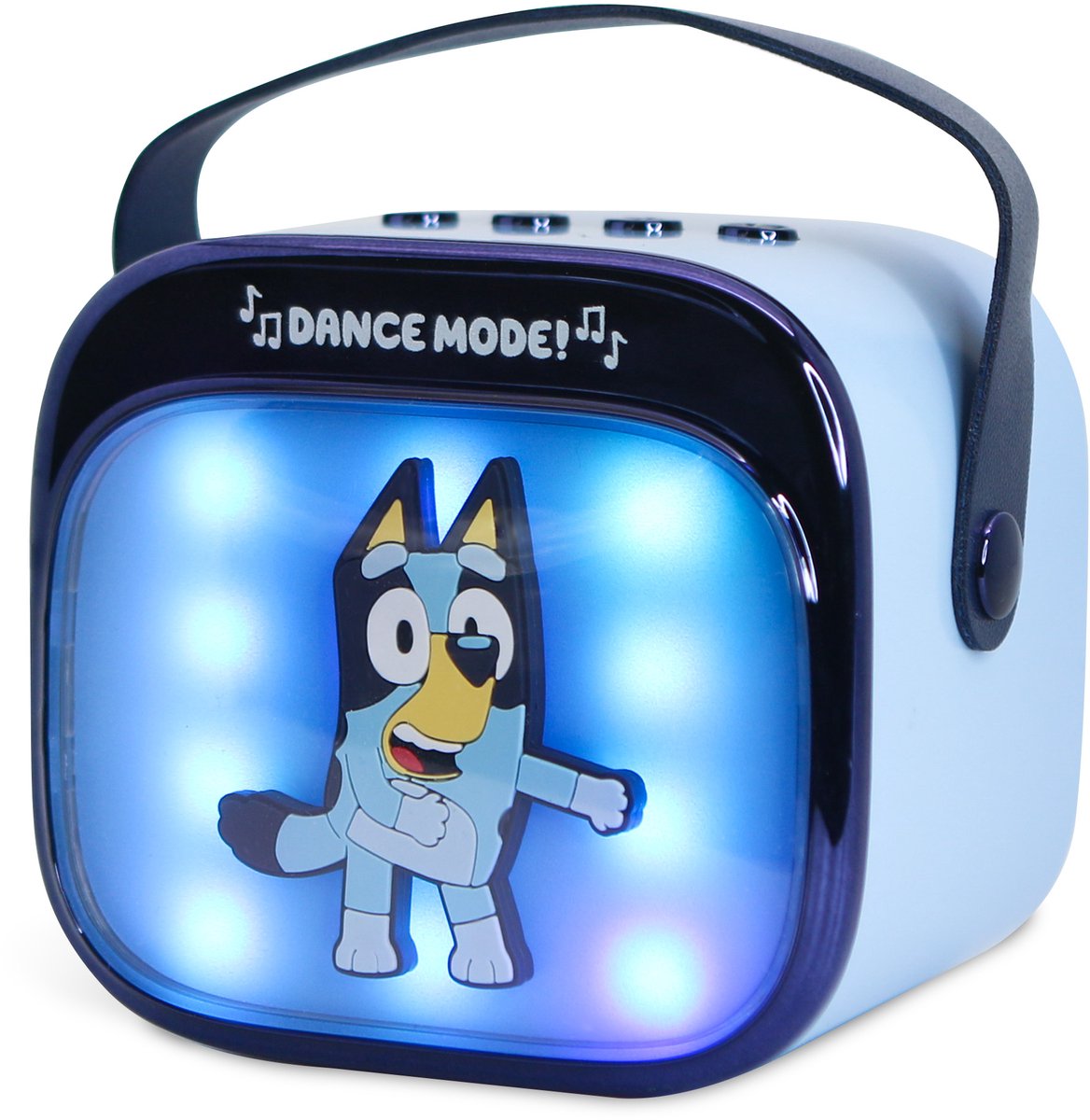 Bluey - karaoke set voor kinderen - draadloze microfoon en speaker - met lichteffecten en stemeffecten — afbeelding 11