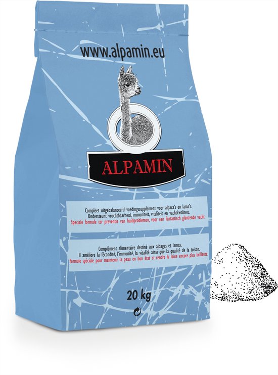 Foto: Alpamin alpaca mineralenbrok alpacavoer 20kg