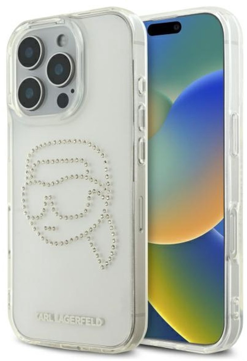 Karl Lagerfeld Hardcase Case Voor Iphone 16 Pro Max 6.9 Transparant Van Karl