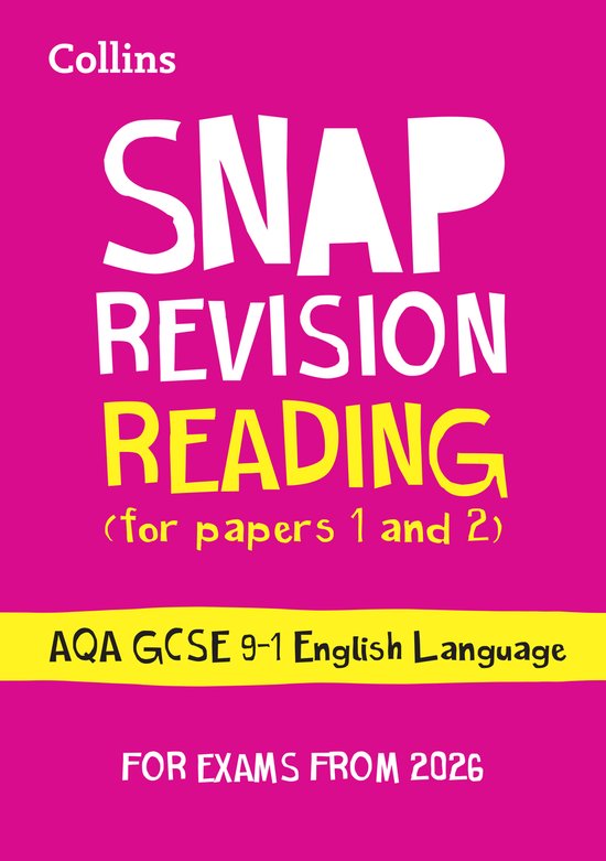 Collins GCSE Grade 9-1 SNAP Revision- AQA GCSE 9-1 English L ... - cover