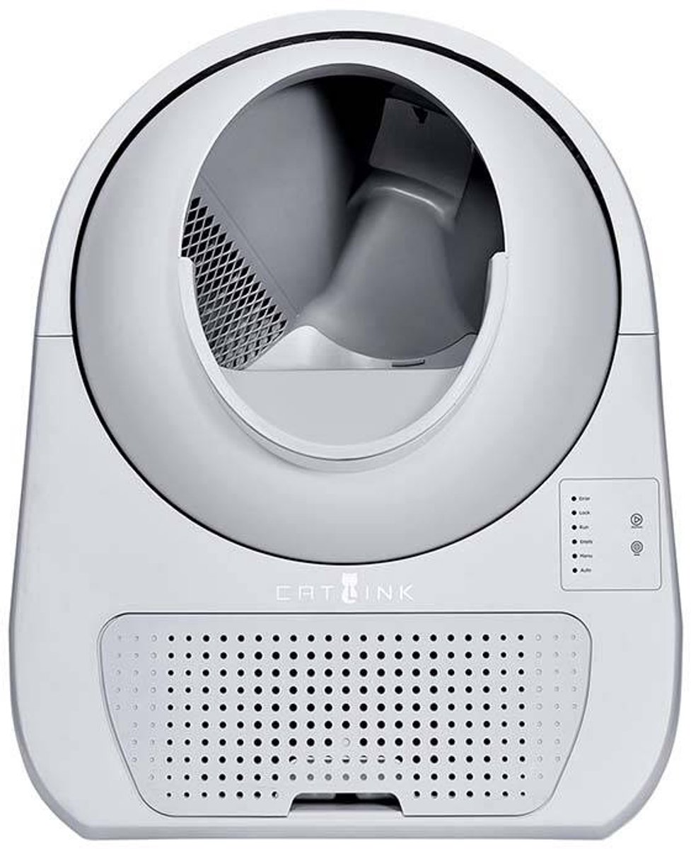 Bol.com Catlink Smart Litter Box - Scooper Young - Zelfreinigende Kattenbak zonder Wifi - Kleur Grijs aanbieding