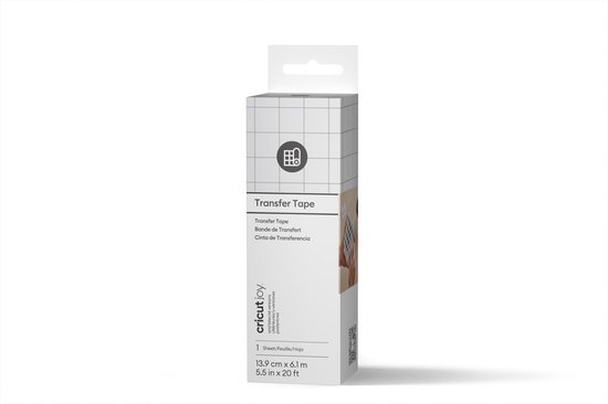 Cricut Joy Transfer Tape voor Vinyl StandardGrip 6.1m