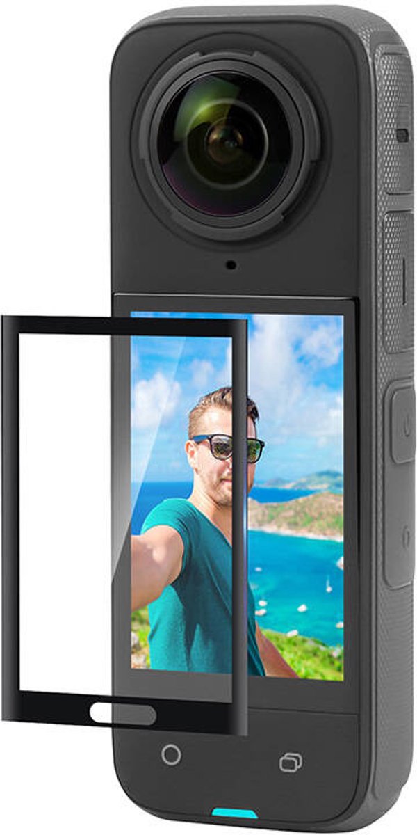 Puluz Gehard Glas Voor Insta360 X4 Vervangende Anti-Krasbescherming