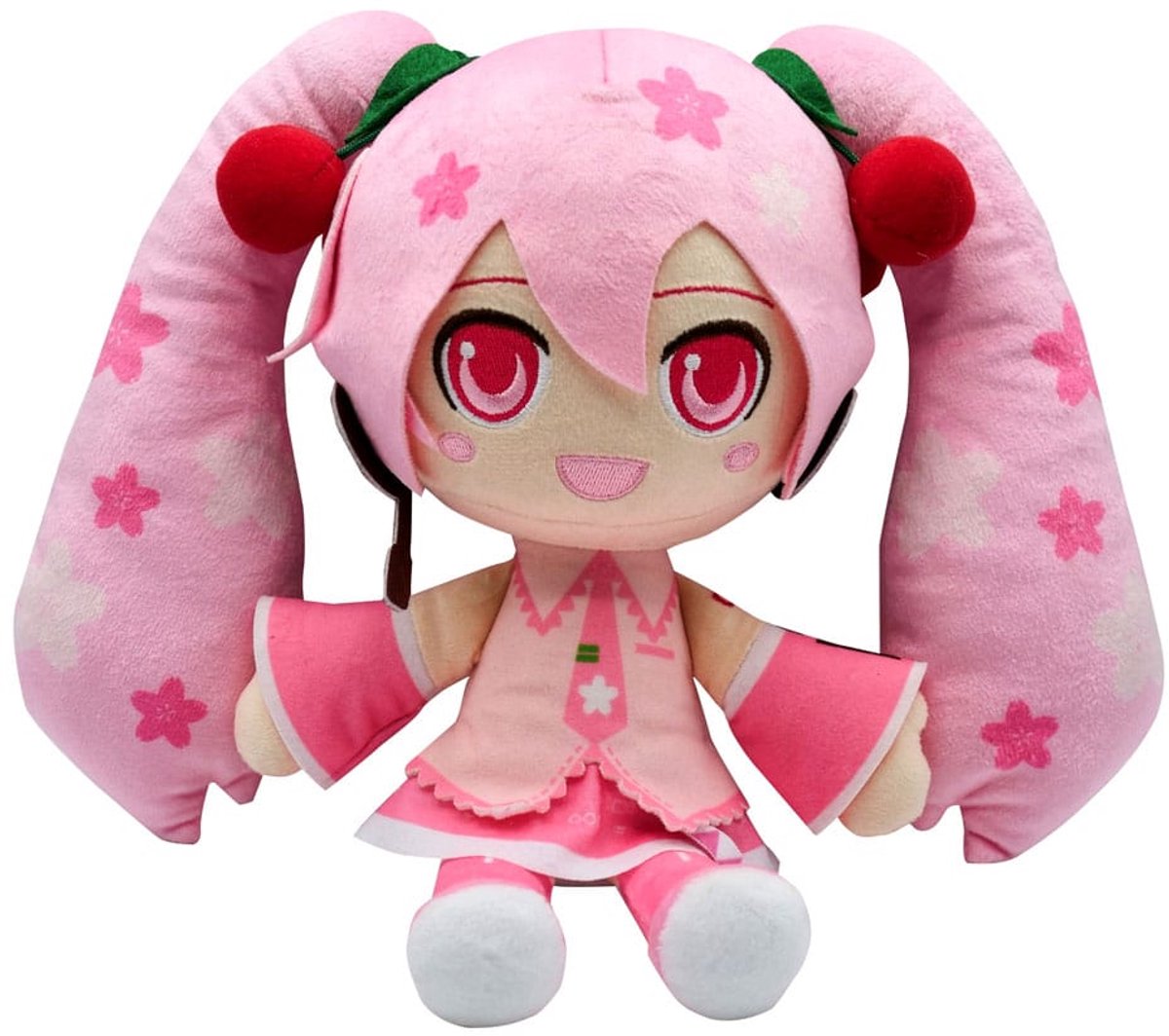 POPbuddies Hatsune Miku - Vocaloid Sakura Hatsune Miku 28 cm Pluche knuffel - Plush