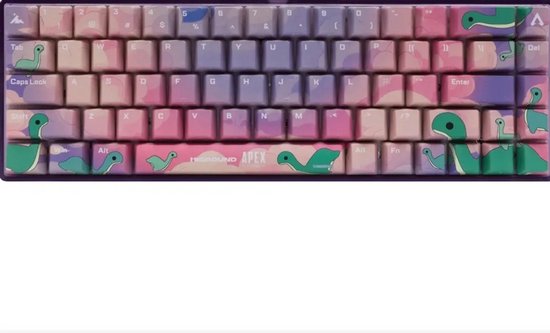Higround Apex Basecamp Nessie - Bedraad - 65% - TTC Venus switches - Hotswap - Qwerty - ANSI - RGB verlichting - Roze