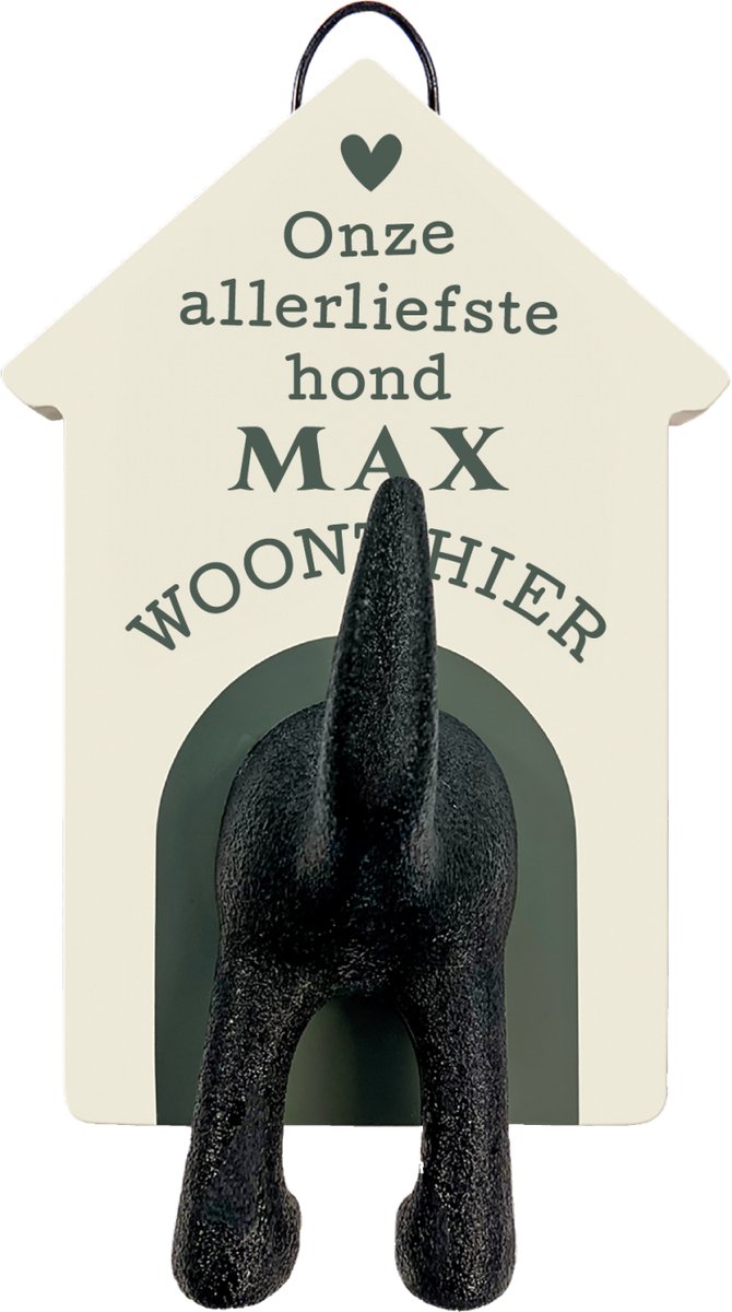 Riemen kapstok honden onze allerliefste hond Max woont hier