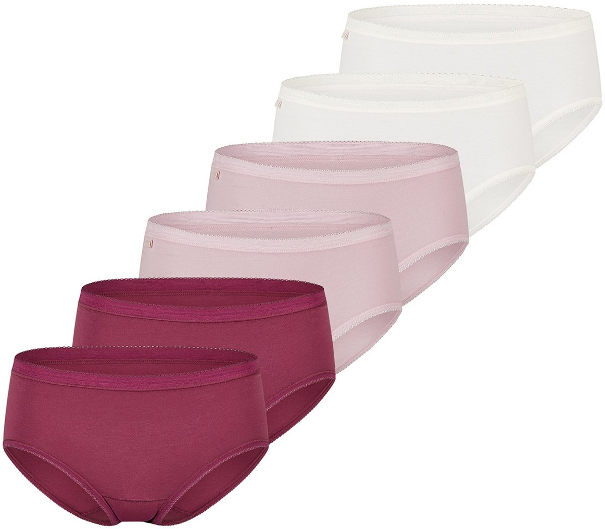 sloggi Dames midi slip 6 pack Basic+