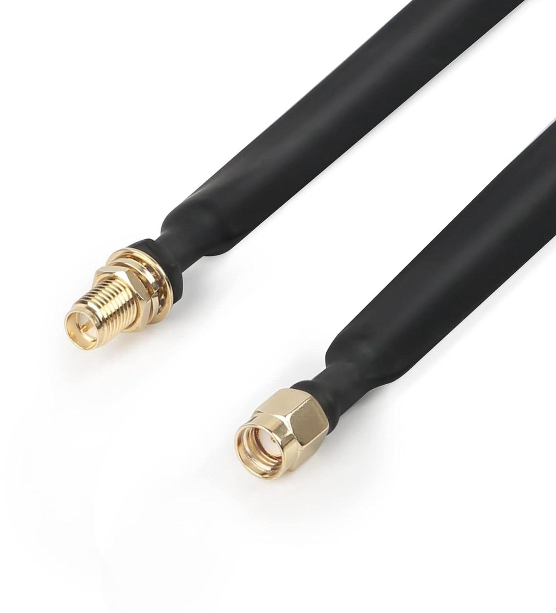 JGS Premium: Plat Flexibel LoRa WiFi Coaxkabel Verlengadapter met Raam- en Deurdoorvoer voor Antennes - Geschikt voor Bobcat, Nebra, RAK Helium Hotspot HNT Miner