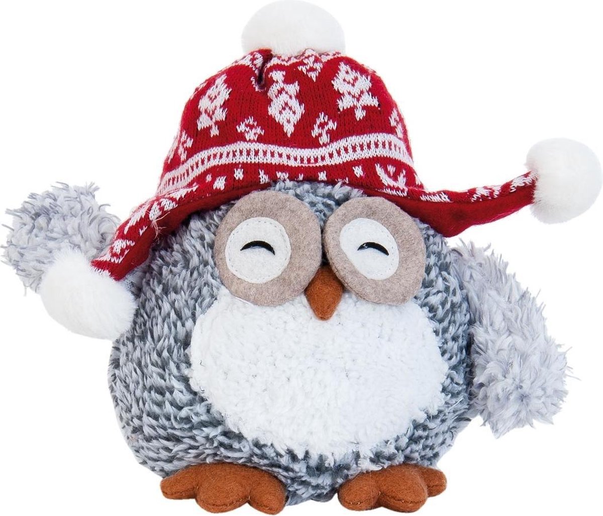 Uil 22*13*19 cm Grijs | TW0403 | Clayre & Eef