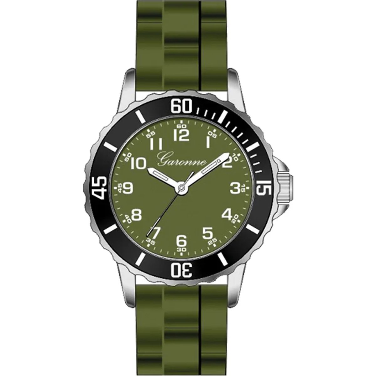 GARONNE KIDS 5ATM 30MM ARMY GREEN KQ29Q477