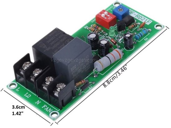 YIBAR AC 230V Timer Schakelaar module - Voor WC ventilator en heater ...